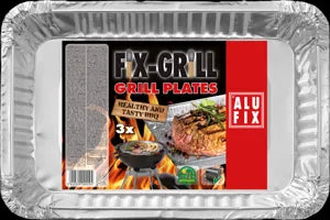 Alufix Fix Grill sütőforma 3db
